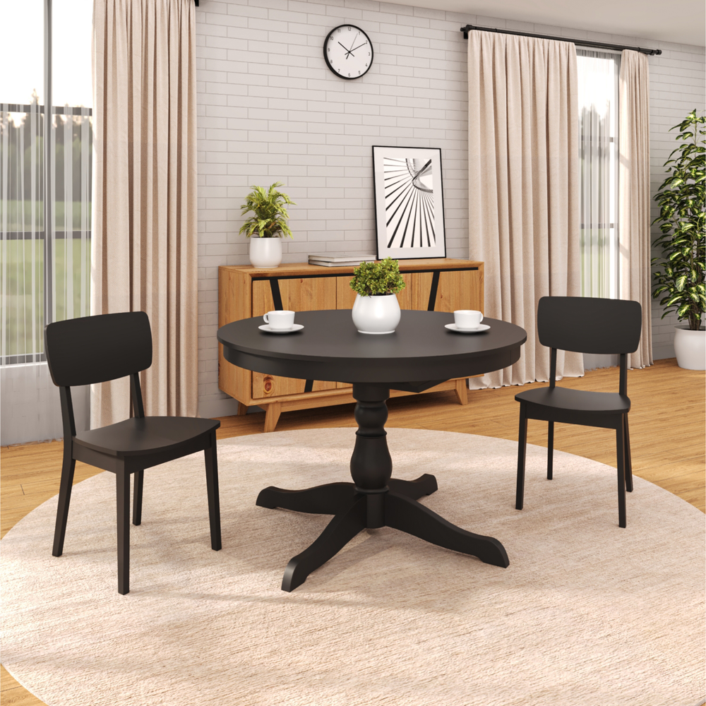 Стул деревянный DAFNA 2, черное дерево