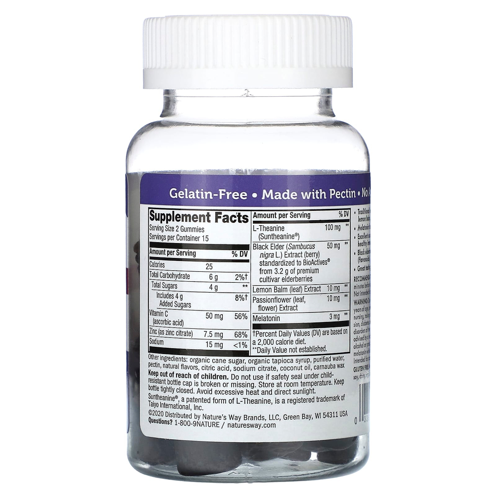 Nature's Way, Sambucus, Sleep + Immune, 30 Gummies