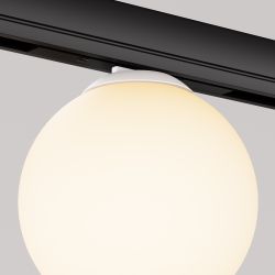 Трековый магнитный светодиодный светильник Maytoni Levity Luna TR185-1-3W2.7K-B