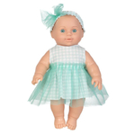 Пупс Малышка в мятном платье коробка 30см. (Весна)