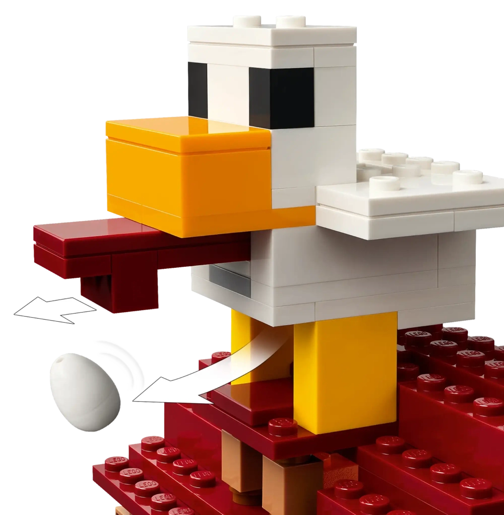 Конструктор LEGO Minecraft 21273 Нападение на деревню на призрачном воздушном шаре