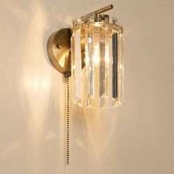 Citilux AXIS CL313413 Бра хрустальное с выключателем Бронза