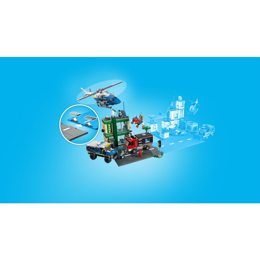 Конструктор LEGO City - Ограбление банка 60317
