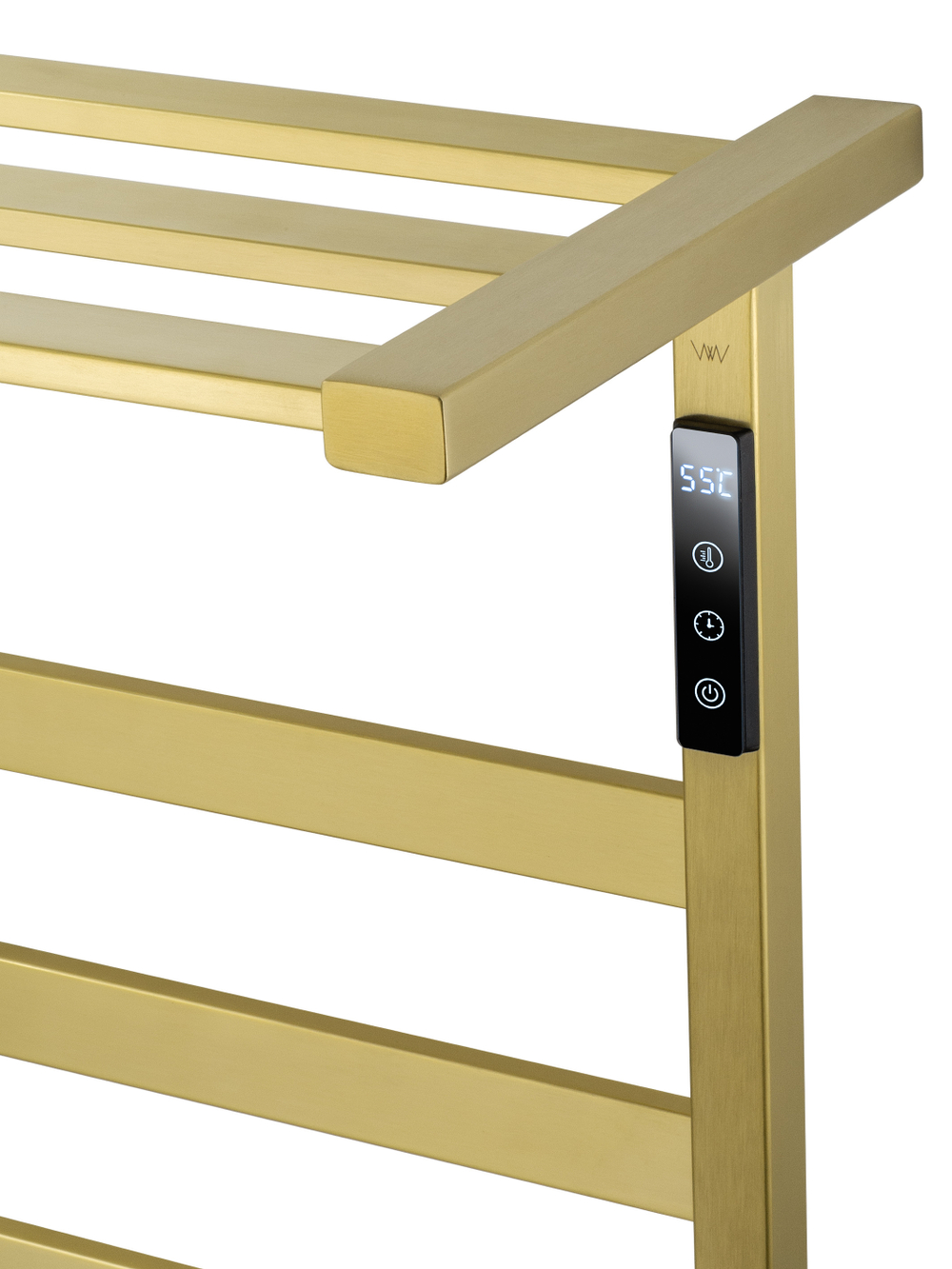 Полотенцесушитель электрический WONZON & WOGHAND FRANKFURT, Брашированное золото (WW-1029-BG)