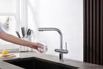 Смеситель для кухни с подключением к фильтру питьевой воды AQUATEK AQ1385CR ЕВРОПА