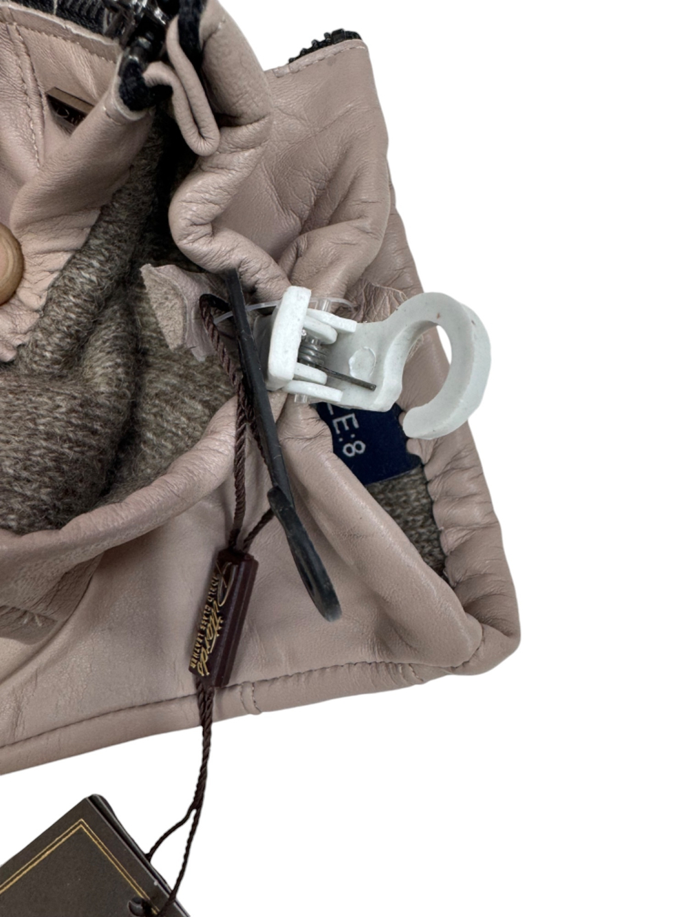 Pittards.Перчатки.Женские.Кожаные.Люкс качества.Трикотаж-шерсть. 5 шт в упаковке.