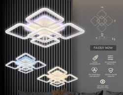 Ambrella Потолочный светодиодный светильник с пультом Original FA5301