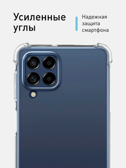 Чехол ROSCO для Samsung Galaxy M53 (арт. SS-M53-HARD-TPU-TRANSPARENT )