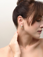 Серьги "Croissant" Gold