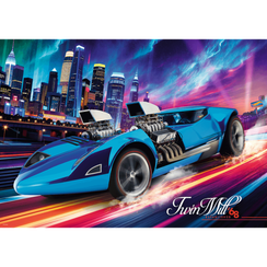 Pazl / Пазлы / Puzzles - "1000 Premium Plus" - Hot Wheels: Twin Mill  / Hot Wheels