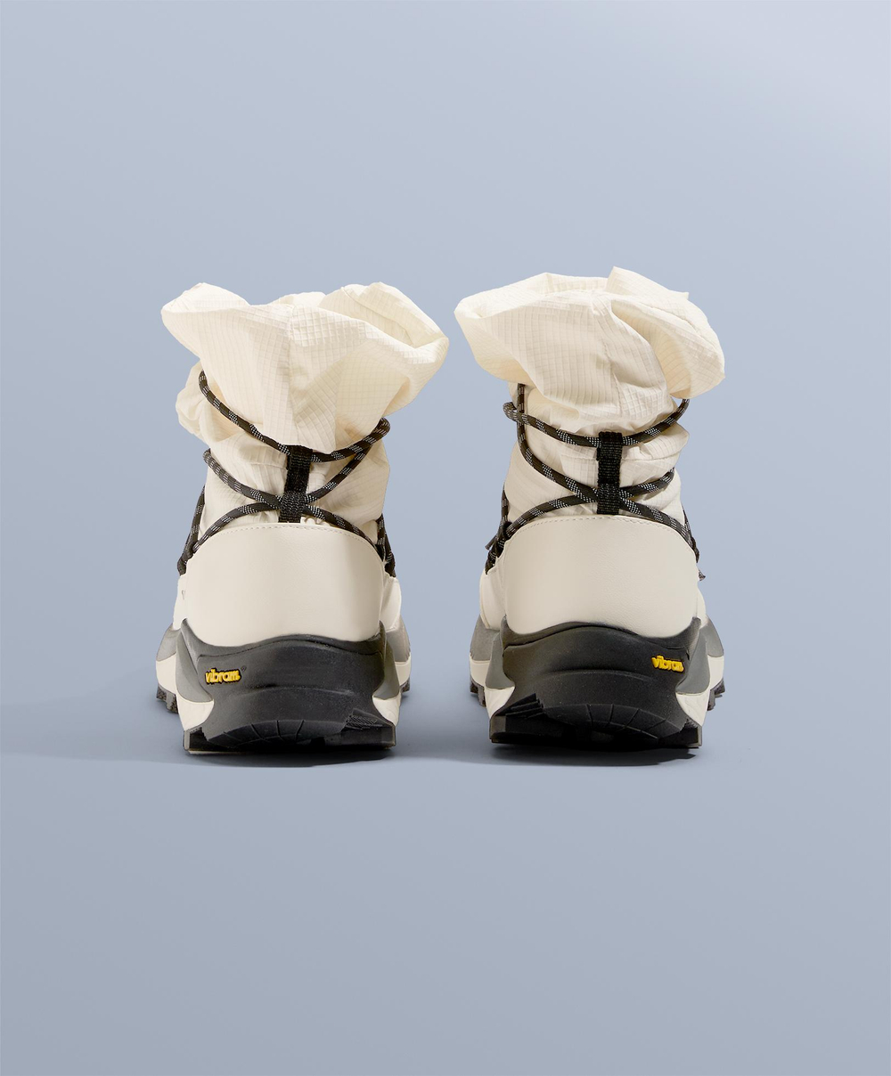 OYSHO Водонепроницаемые высокие кроссовки Vibram®, экрю