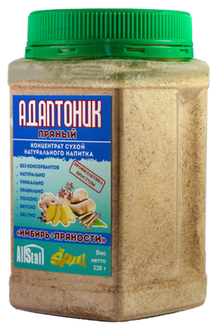 Адаптоник пряный Имбирь+Пряности в ПЭТ-банке 330 г