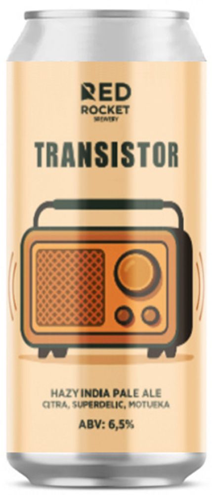 Пиво Рэд Рокет Транзистор / Red Rocket Transistor 0.45 - банка