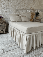 Натяжная простыня Home Flax
