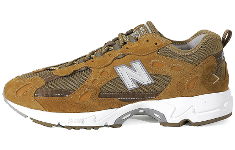 Thisisneverthat x New Balance NB 827 retro leather low-cut casual running shoes for men and women the same brown