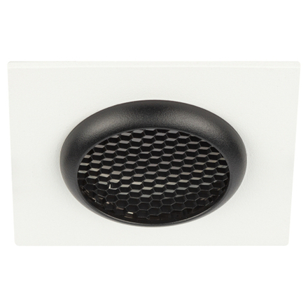 Светильник встраиваемый алюминиевый ЭРА KL110 WH/BK под лампу MR16 GU5.3 белый/черный матовый