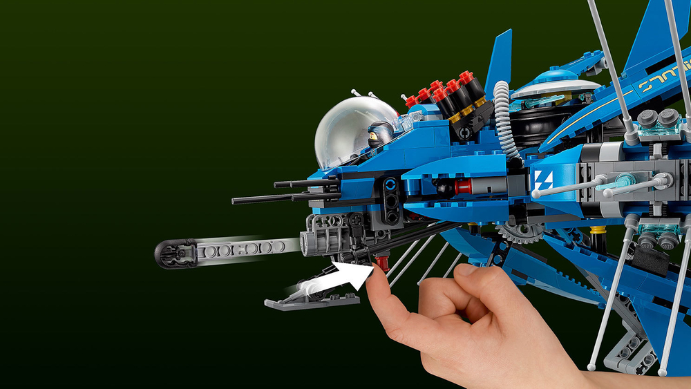 LEGO Ninjago Movie: Самолёт-молния Джея 70614 — Lightning Jet — Лего Ниндзяго фильм