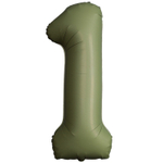 Шар фольгированный Цифра 1 101 см (Зеленый)