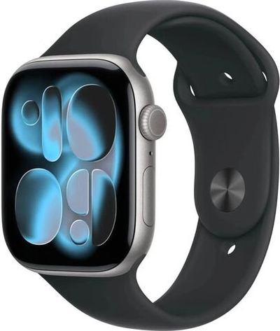 Смарт-часы Apple Watch Series 11 A3333,  46мм,  черный/серый космос