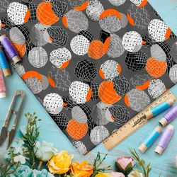 Ткань премиум шелк искусственный Армани геометрические мечты космоса