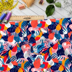 Ткань премиум интерлок водоворот чувств