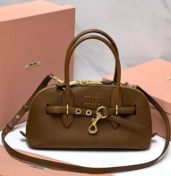 Сумка MIU MIU Aventure, коричневая