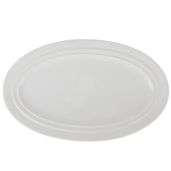 Блюдо сервировочное "Маршмеллоу" 20*12*1,5см. (min5) (фарфор) (транспортная упаковка)