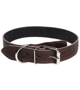 Ошейник двойной кожаный, 36*720мм, Gamma