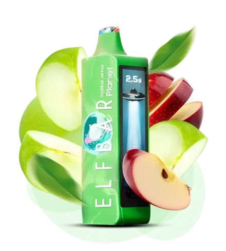 Elf Bar Planet 25000 - Double Apple (5% nic)