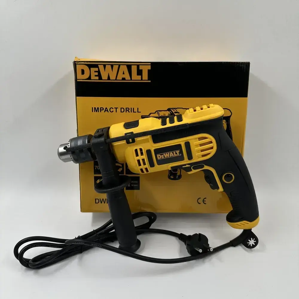 Дрель ударная электрическая DeWALT 650W с регулировкой оборотов. DWD014S
