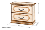 Тумба прикроватная Лира