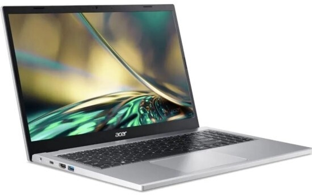 Ноутбук  Acer Aspire A315-510P-30EA 15.6 ", Core i3, 8 Гб RAM, 256 Гб SSD, UHD Graphics 770, Серебристый