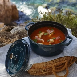 STAUB Чугунная кастрюля Cocotte 24 см 3,8 л графит