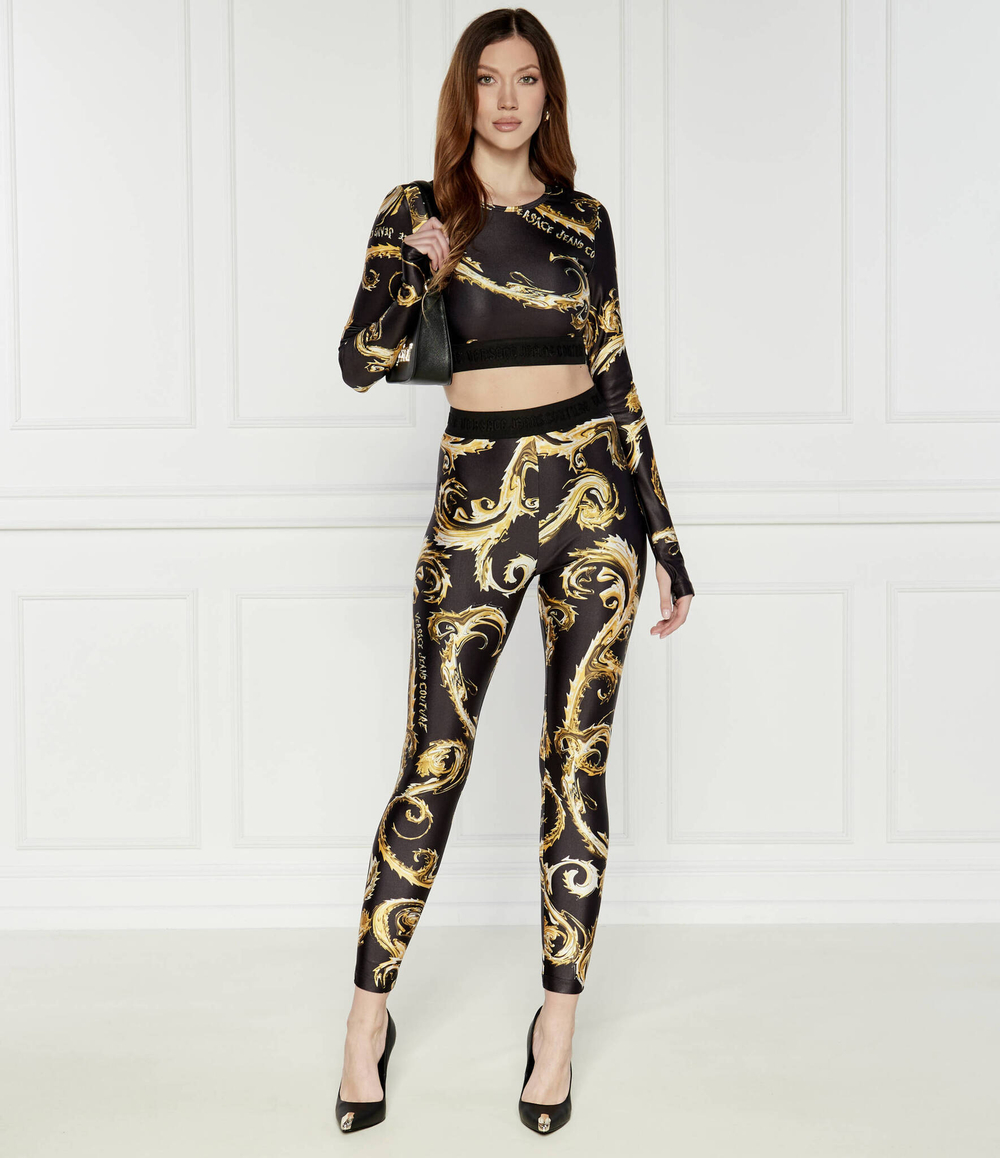 Леггинсы Versace Jeans Couture - черный(77HAC101JS360)