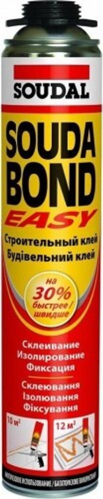 Пена-клей полиуретановый Soudal Soudabond Easy 750 мл (1/12)