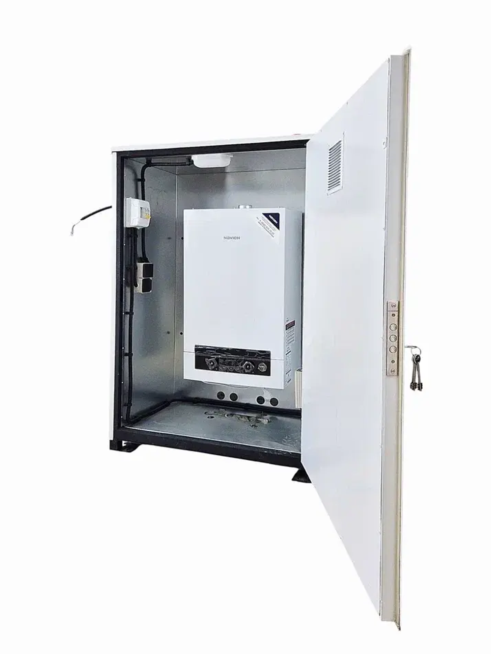 Комплект котел настенный NAVIEN HEATLUXE NGB210-24K + термобокс наруж.размещения +коаксиальная труба