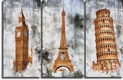 Модульная картина "Башни Мира"