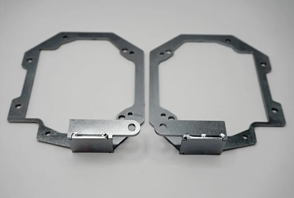 Nissan Qashqai (2017-2022) Led переходные рамки для замены линз (комплект, 2шт)