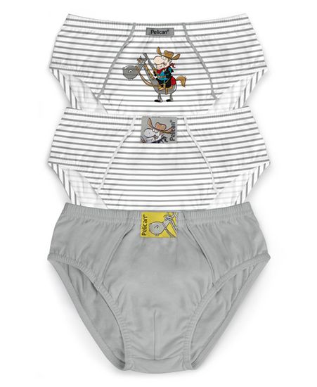 Трусы (3шт) для мальчиков Pelican BUL-322