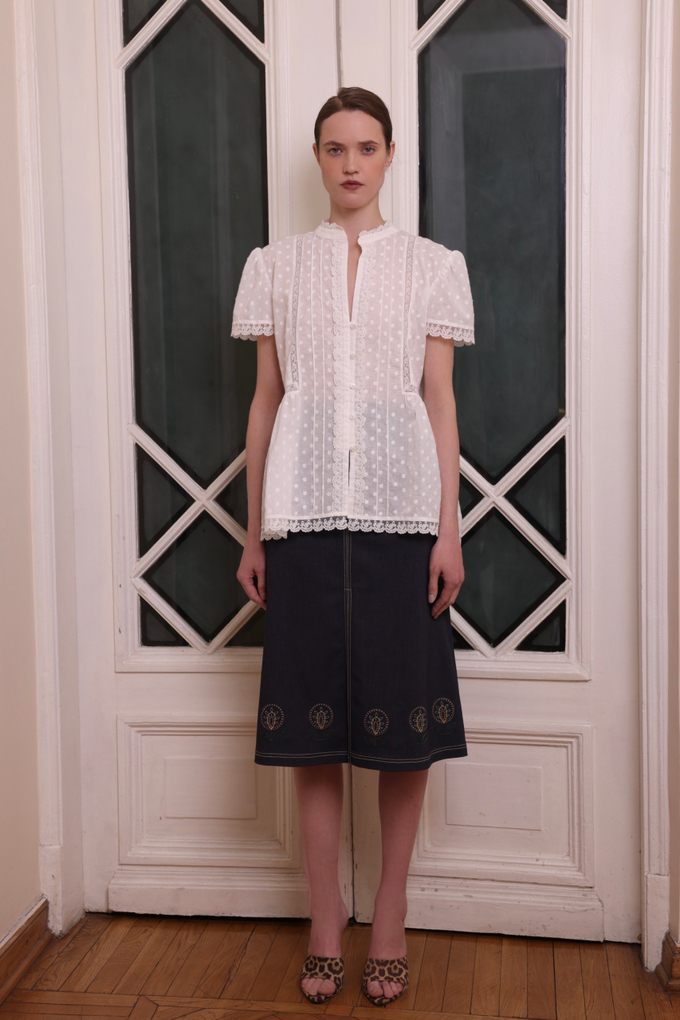 Блуза, белый