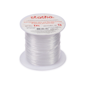"Zlatka"  Эластомерная нить (спандекс) DS d 1 мм 18 м №18