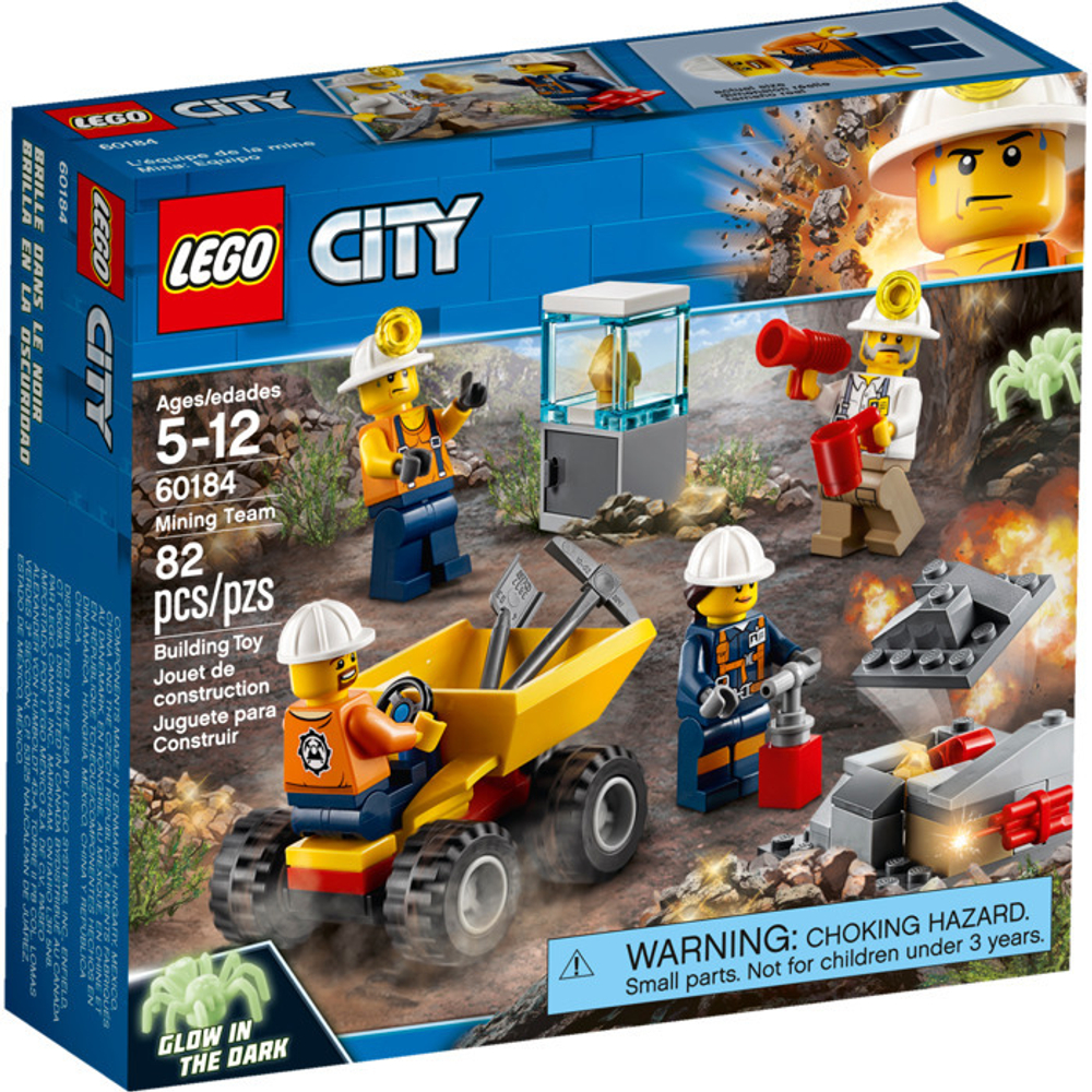 LEGO City: Бригада шахтеров 60184 — Mining Team — Лего Сити Город