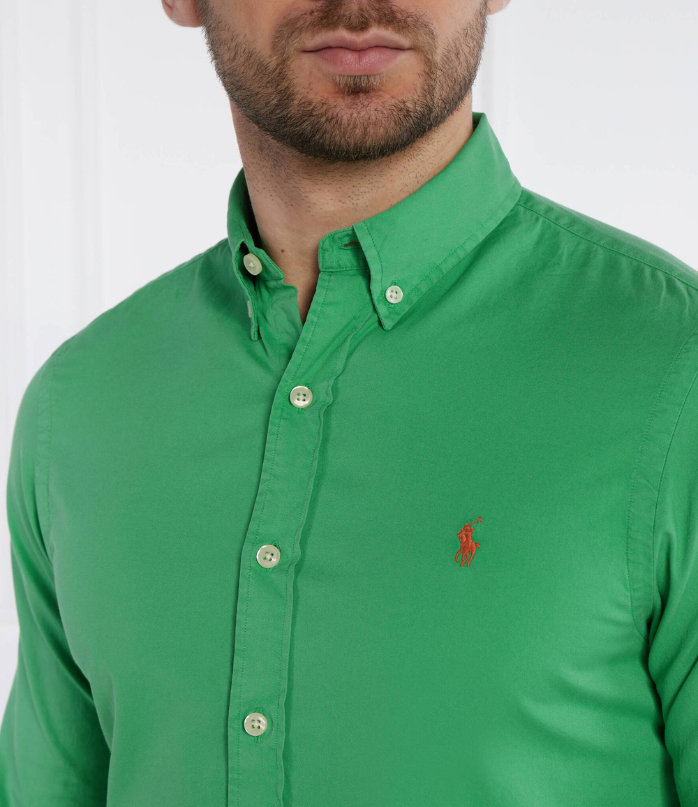 Рубашка POLO RALPH LAUREN - зеленый(710937994)