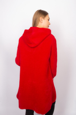 Кардиган женский короткий с капюшоном оптом