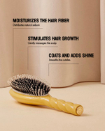 La Bonne Brosse Массажная расческа для волос N 03 Essential Sensitive Scalp Brush - Creamy White