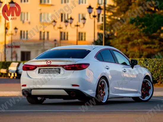 Клыки заднего бампера SkyActivSport для Mazda 6 GJ