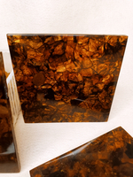Пресс-плитка из янтаря для бани и парных