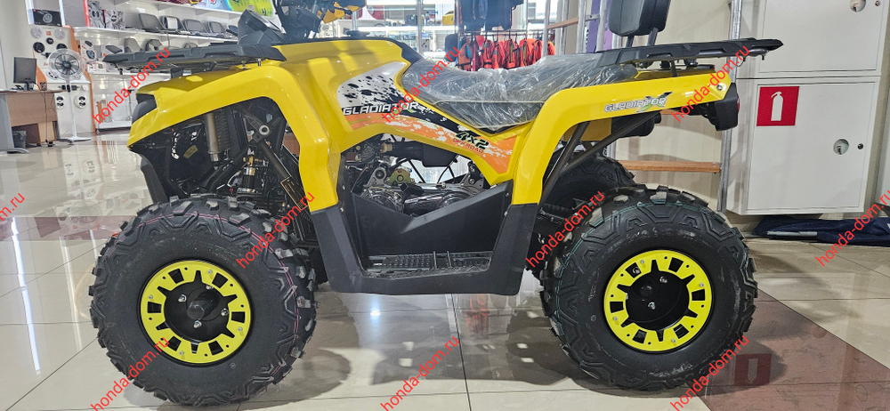 Квадроцикл Gladiator F200 LUX [new] (ЖЕЛТЫЙ/СЕРЫЙ)