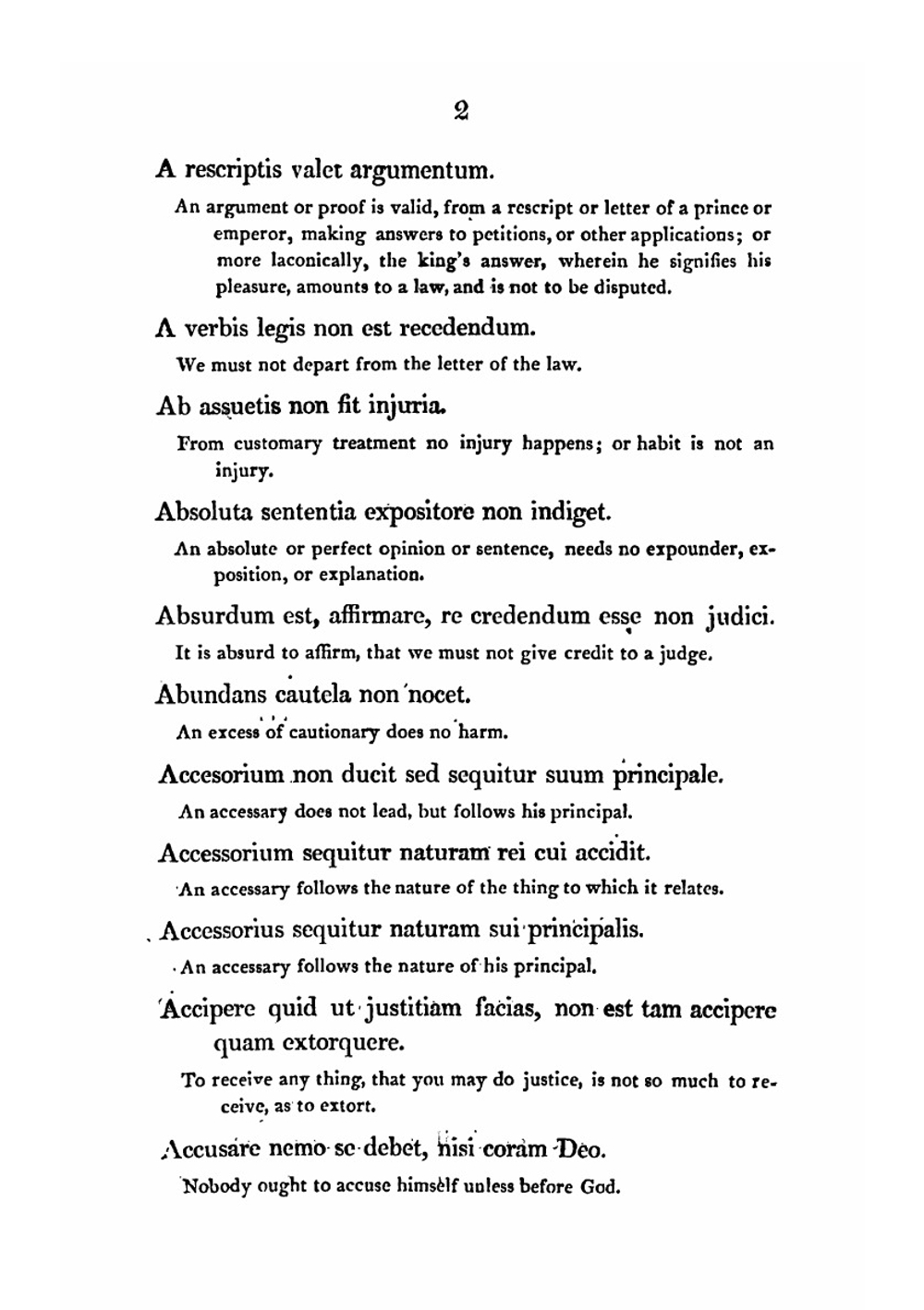 A collection of Latin maxims & rules, in law and equity. Selected from the most eminent authors, on the civil, canon, feudal, English and Scots law | Peter Halkerston