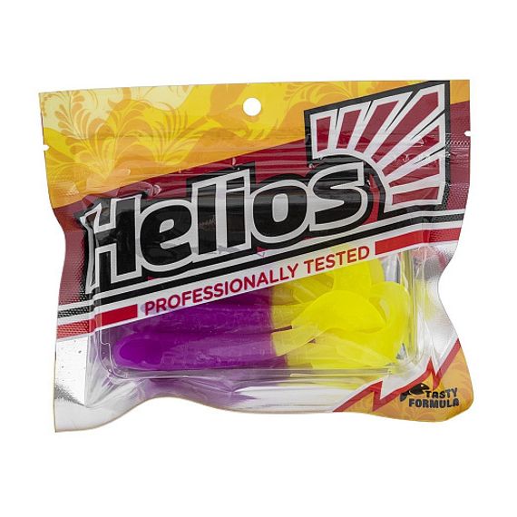 Твистер Long Hybrid 3,55&#39;/9,0 см Fio LT 7шт. (HS-15-039) Helios